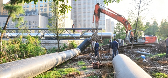新建长吉聚氨酯保温工程